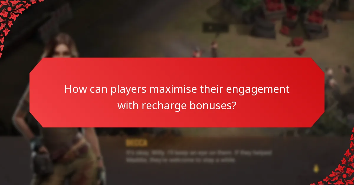 Which special events offer exclusive recharge bonuses?