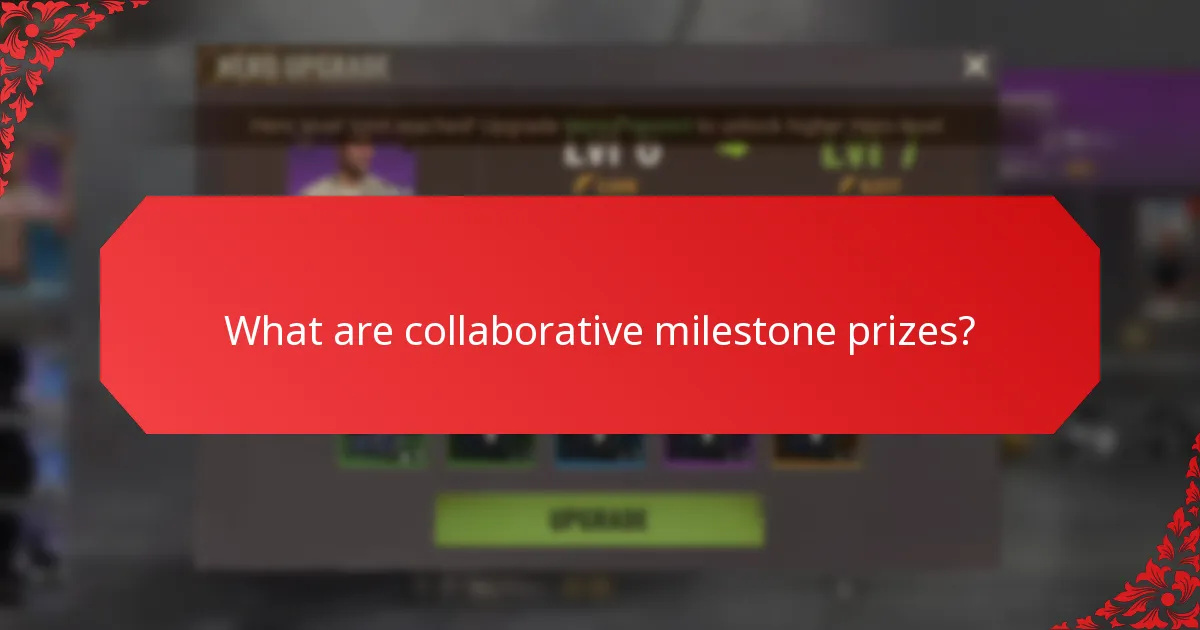 How are shared rewards structured in milestone prizes?