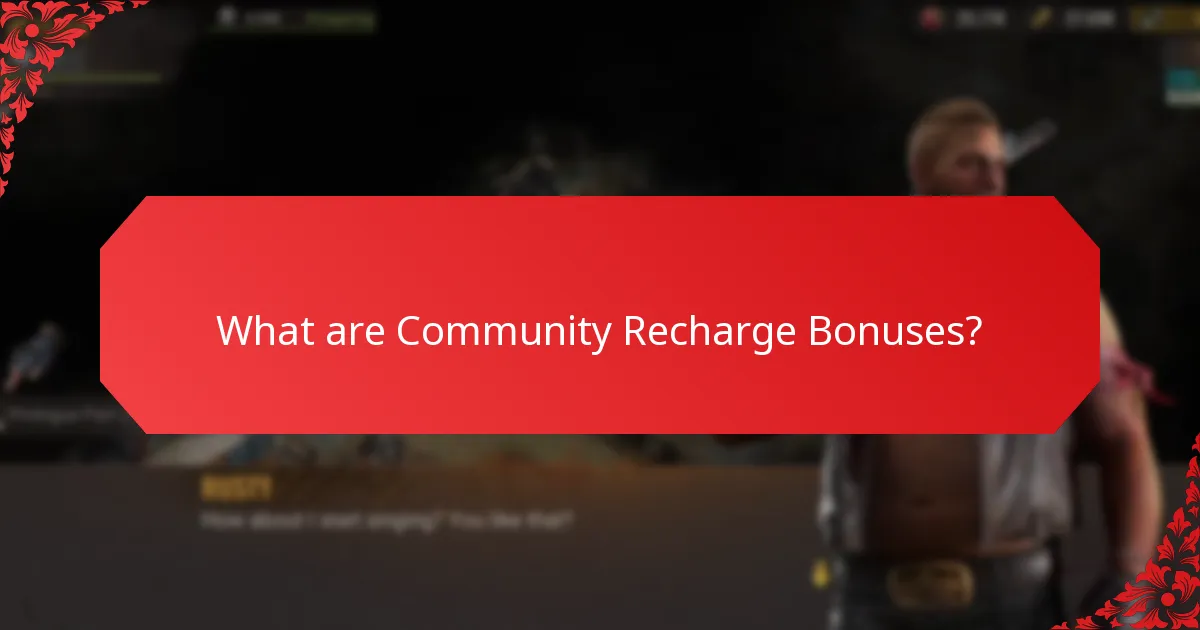 What are the benefits of Group Rewards in Community Recharge Bonuses?