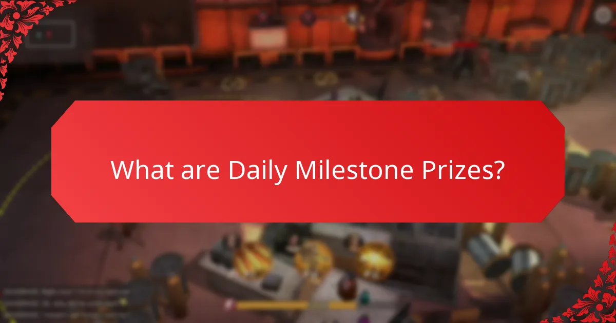 How do Daily Milestone Prizes compare across different games?