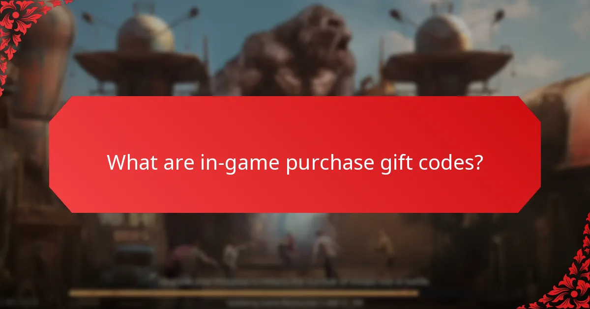 How can I redeem in-game purchase gift codes?