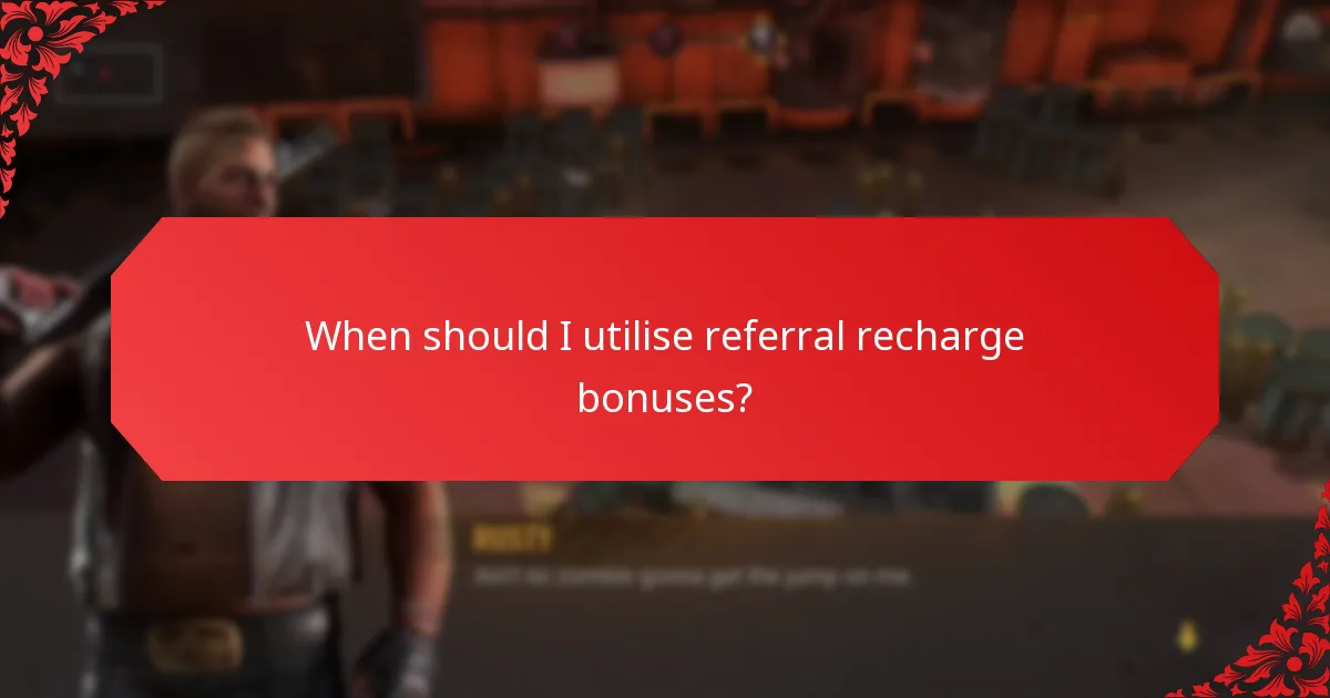 Where can I find referral recharge bonuses?